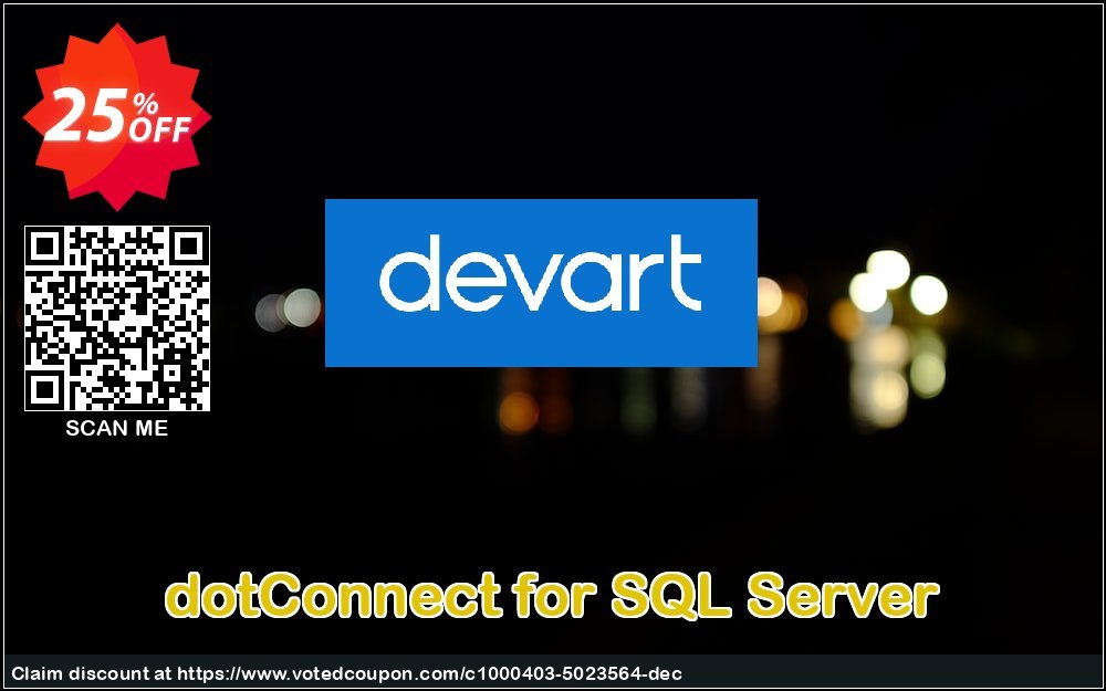dotConnect for SQL Server Coupon, discount dotConnect for SQL Server Hottest promotions code 2024. Promotion: stunning discounts code of dotConnect for SQL Server 2024