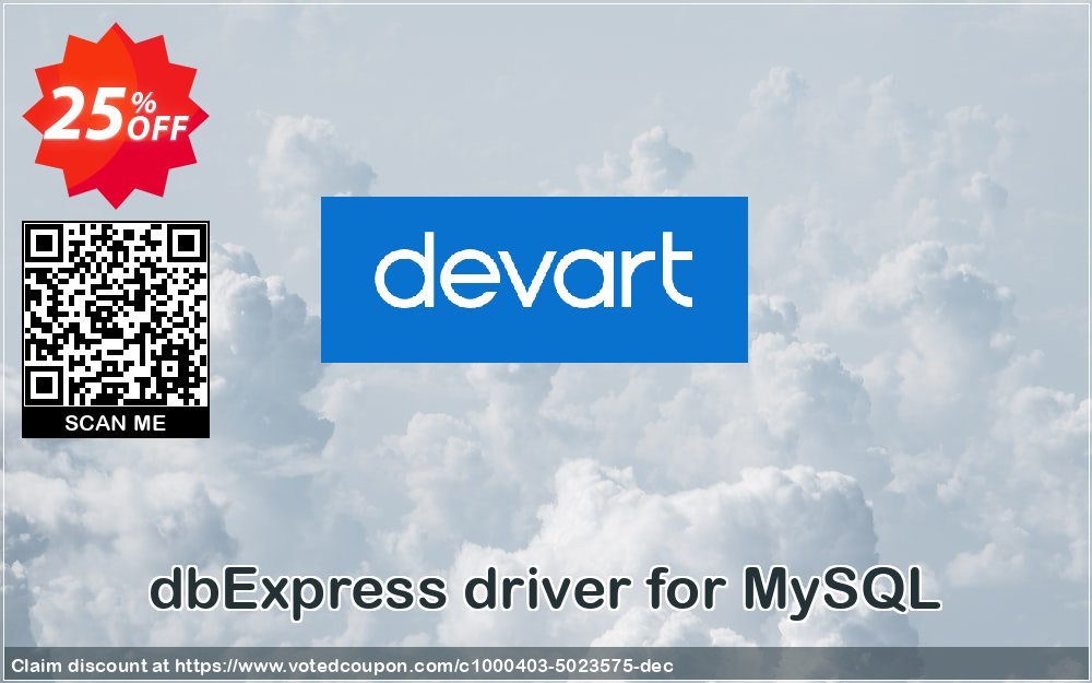 dbExpress driver for MySQL Coupon, discount dbExpress driver for MySQL Formidable discount code 2024. Promotion: awful offer code of dbExpress driver for MySQL 2024