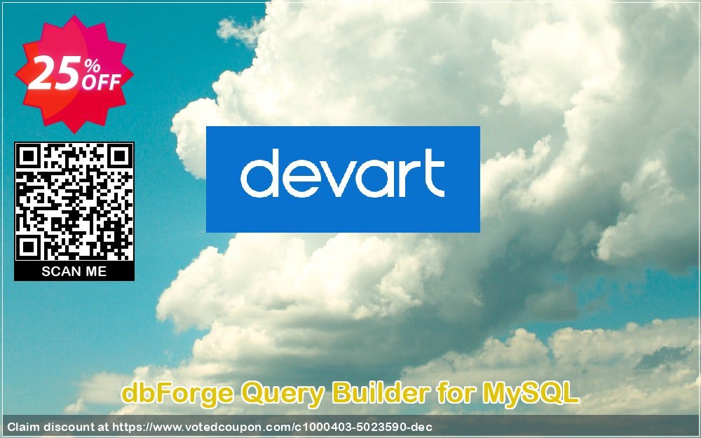 dbForge Query Builder for MySQL Coupon, discount dbForge Query Builder for MySQL Awesome promo code 2024. Promotion: stirring discount code of dbForge Query Builder for MySQL 2024