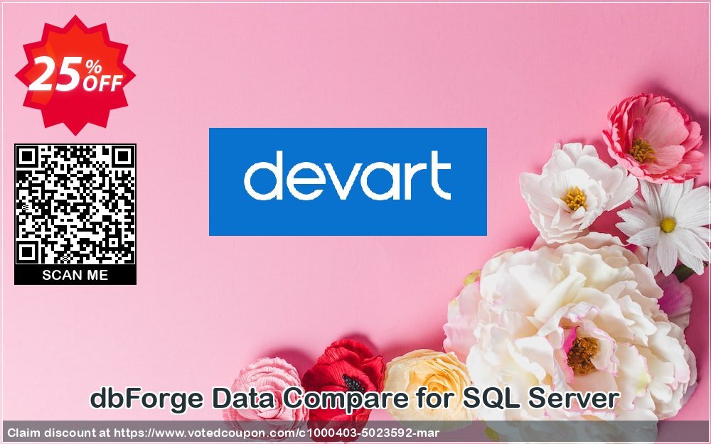 dbForge Data Compare for SQL Server Coupon, discount dbForge Data Compare for SQL Server Amazing promotions code 2024. Promotion: formidable discounts code of dbForge Data Compare for SQL Server 2024