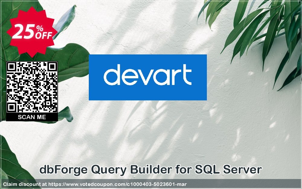 dbForge Query Builder for SQL Server Coupon Code May 2024, 25% OFF - VotedCoupon