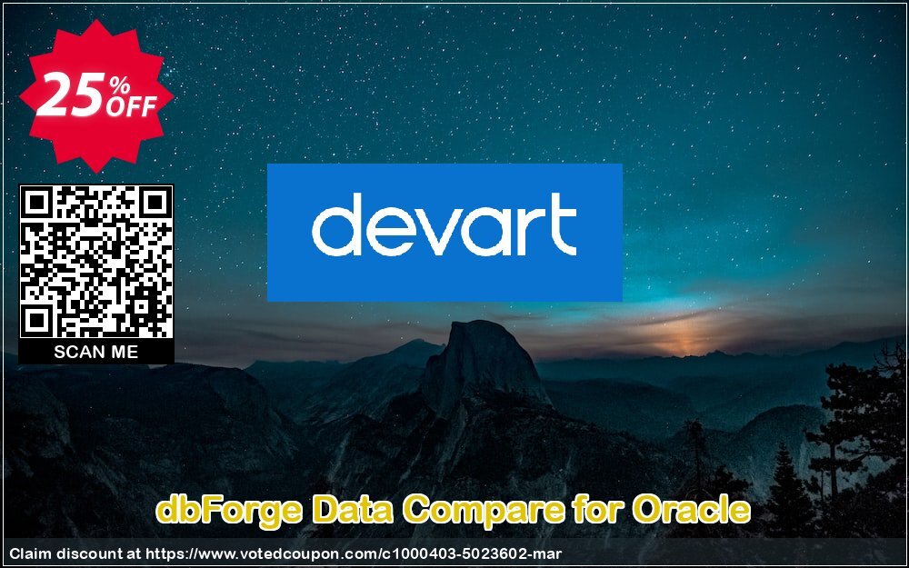 dbForge Data Compare for Oracle Coupon, discount dbForge Data Compare for Oracle Marvelous offer code 2024. Promotion: best deals code of dbForge Data Compare for Oracle 2024