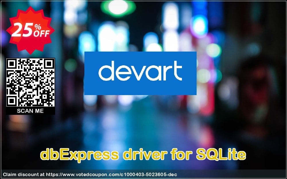dbExpress driver for SQLite Coupon, discount dbExpress driver for SQLite Awful discounts code 2024. Promotion: special promo code of dbExpress driver for SQLite 2024