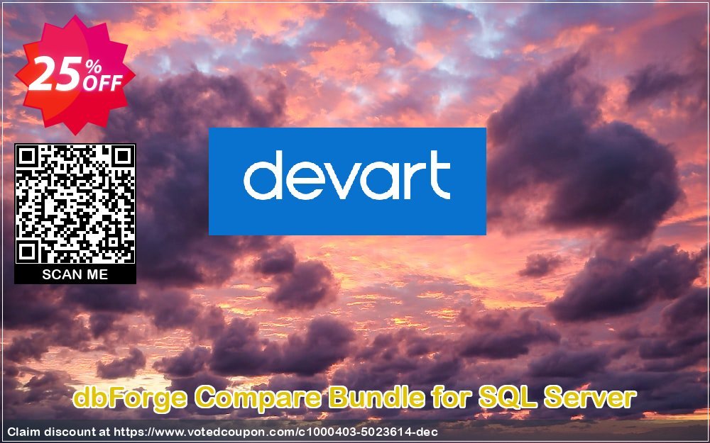 dbForge Compare Bundle for SQL Server Coupon, discount dbForge Compare Bundle for SQL Server Wonderful sales code 2023. Promotion: impressive promotions code of dbForge Compare Bundle for SQL Server 2023