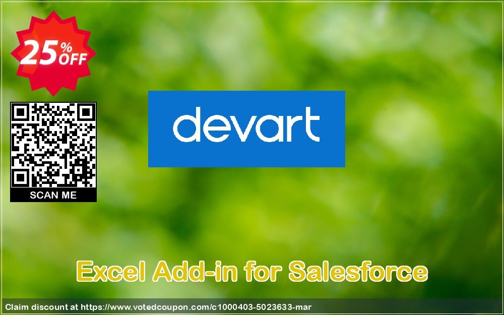 Excel Add-in for Salesforce Coupon Code Apr 2024, 25% OFF - VotedCoupon