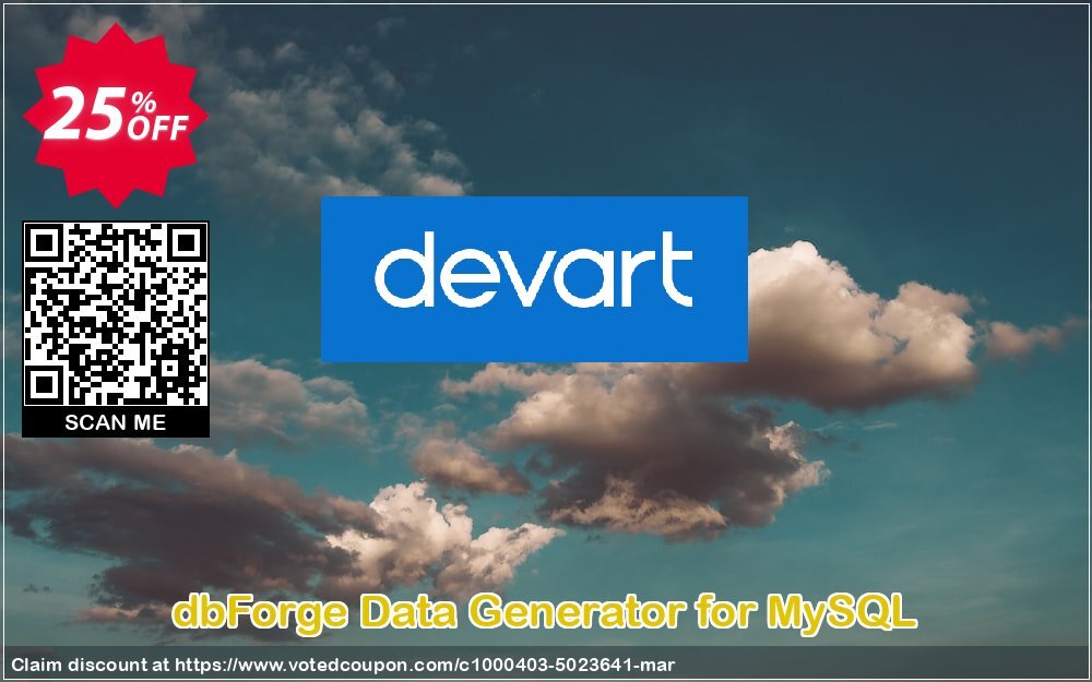 dbForge Data Generator for MySQL Coupon Code Apr 2024, 25% OFF - VotedCoupon