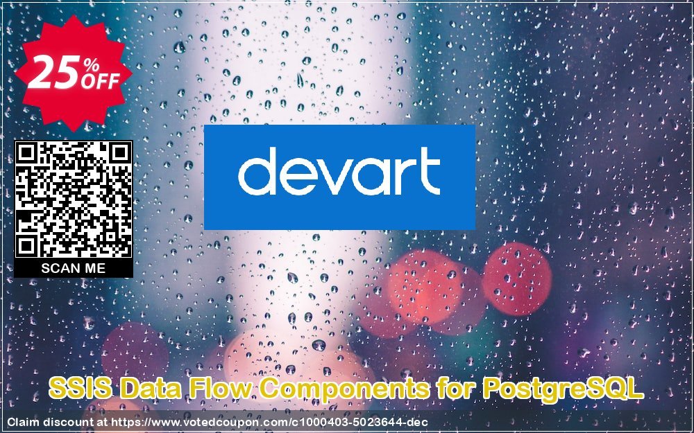 SSIS Data Flow Components for PostgreSQL Coupon, discount SSIS Data Flow Components for PostgreSQL Formidable offer code 2024. Promotion: awful deals code of SSIS Data Flow Components for PostgreSQL 2024