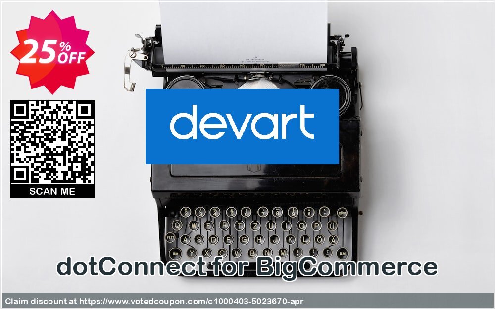 dotConnect for BigCommerce Coupon, discount dotConnect for BigCommerce Excellent sales code 2024. Promotion: super promotions code of dotConnect for BigCommerce 2024