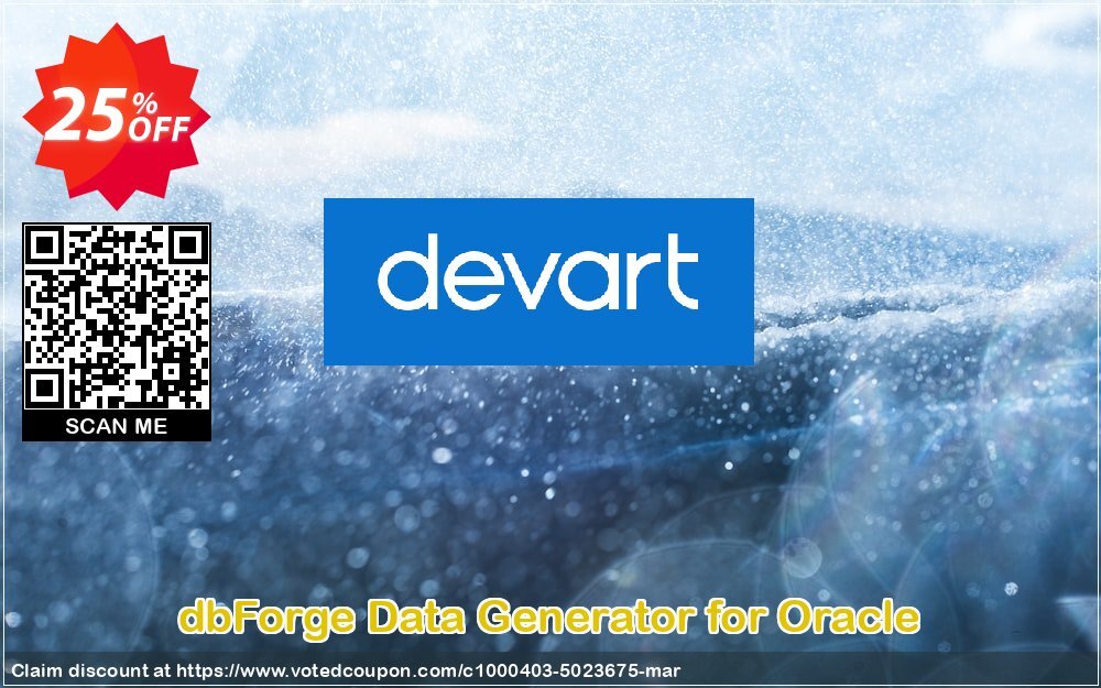 dbForge Data Generator for Oracle Coupon, discount dbForge Data Generator for Oracle Amazing discounts code 2024. Promotion: exclusive promo code of dbForge Data Generator for Oracle 2024