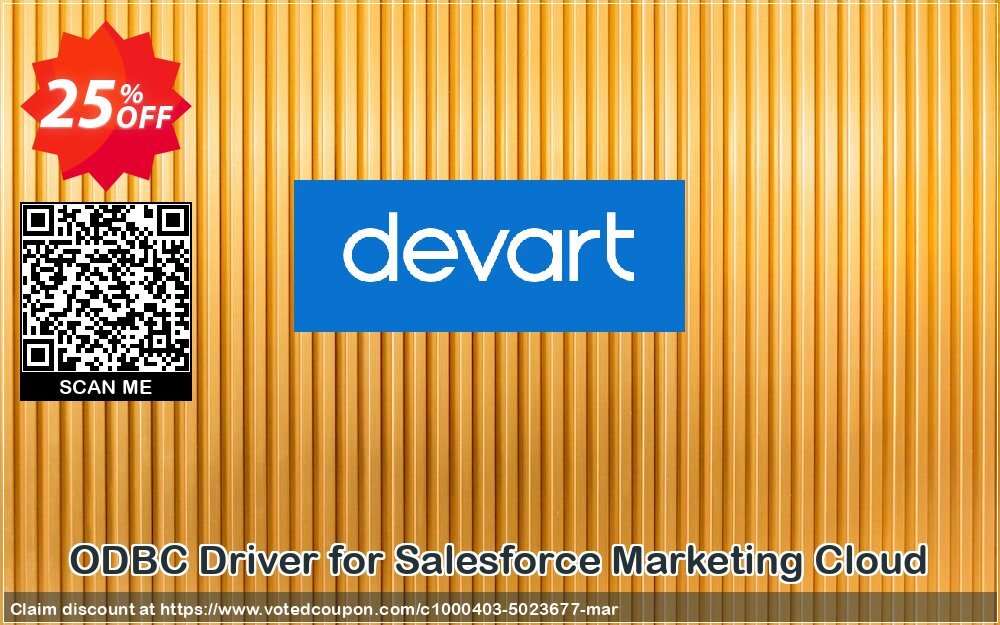 ODBC Driver for Salesforce Marketing Cloud Coupon, discount ODBC Driver for Salesforce Marketing Cloud Best sales code 2025. Promotion: wonderful promotions code of ODBC Driver for Salesforce Marketing Cloud 2024
