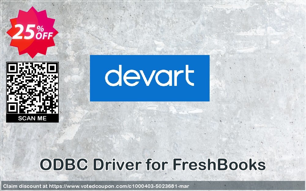 ODBC Driver for FreshBooks Coupon, discount ODBC Driver for FreshBooks Exclusive promo code 2024. Promotion: imposing discount code of ODBC Driver for FreshBooks 2024