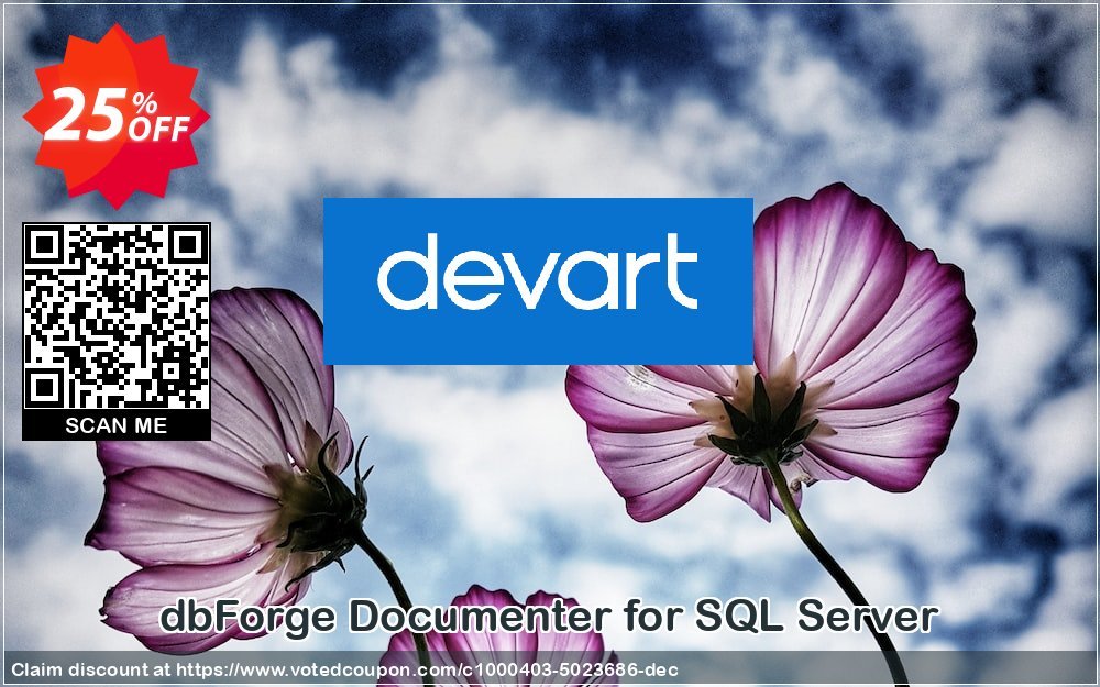 dbForge Documenter for SQL Server Coupon, discount dbForge Documenter for SQL Server Staggering offer code 2024. Promotion: dreaded deals code of dbForge Documenter for SQL Server 2024