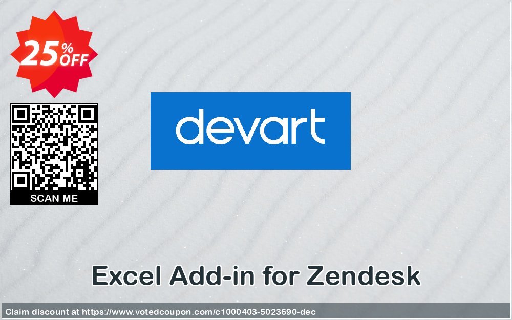 Excel Add-in for Zendesk Coupon, discount Excel Add-in for Zendesk Formidable promotions code 2023. Promotion: awful discounts code of Excel Add-in for Zendesk 2023