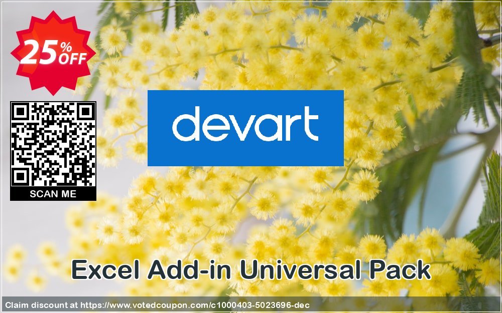 Excel Add-in Universal Pack Coupon, discount Excel Add-in Universal Pack Awful discounts code 2023. Promotion: hottest promo code of Excel Add-in Universal Pack 2023