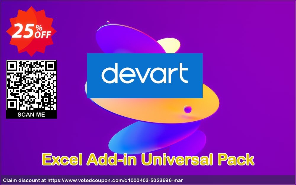 Excel Add-in Universal Pack Coupon Code May 2024, 25% OFF - VotedCoupon