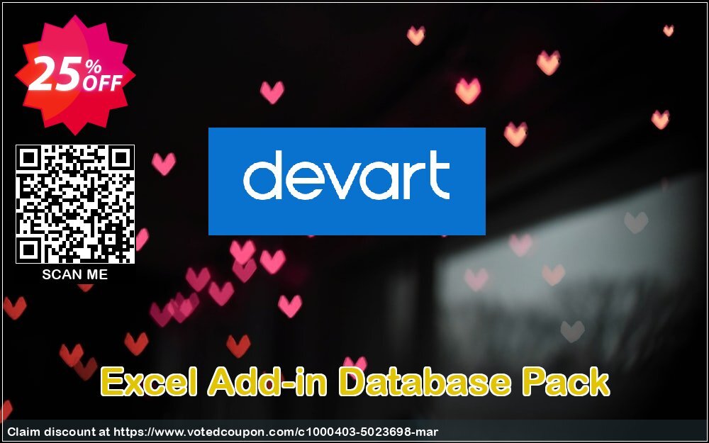 Excel Add-in Database Pack Coupon Code Apr 2024, 25% OFF - VotedCoupon