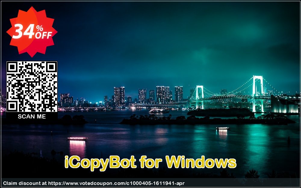 iCopyBot for WINDOWS Coupon, discount iCopyBot for Windows amazing sales code 2024. Promotion: amazing sales code of iCopyBot for Windows 2024