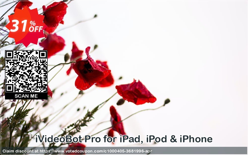 iVideoBot Pro for iPad, iPod & iPhone Coupon Code Apr 2024, 31% OFF - VotedCoupon