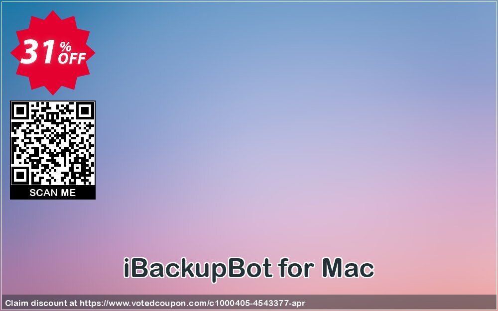 iBackupBot for MAC Coupon Code Apr 2024, 31% OFF - VotedCoupon