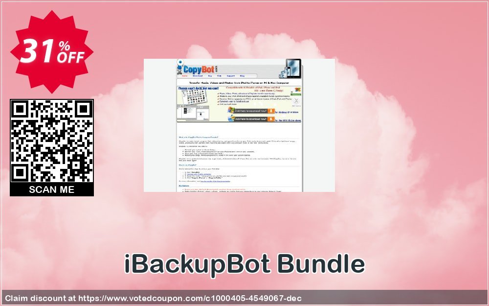 iBackupBot Bundle Coupon, discount iBackupBot Bundle big discount code 2023. Promotion: big discount code of iBackupBot Bundle 2023