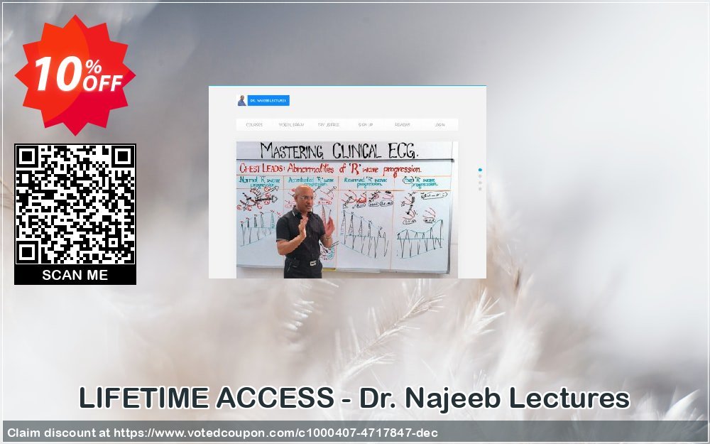 LIFETIME ACCESS - Dr. Najeeb Lectures Coupon, discount LIFETIME ACCESS - Dr. Najeeb Lectures amazing promotions code 2023. Promotion: amazing promotions code of LIFETIME ACCESS - Dr. Najeeb Lectures 2023