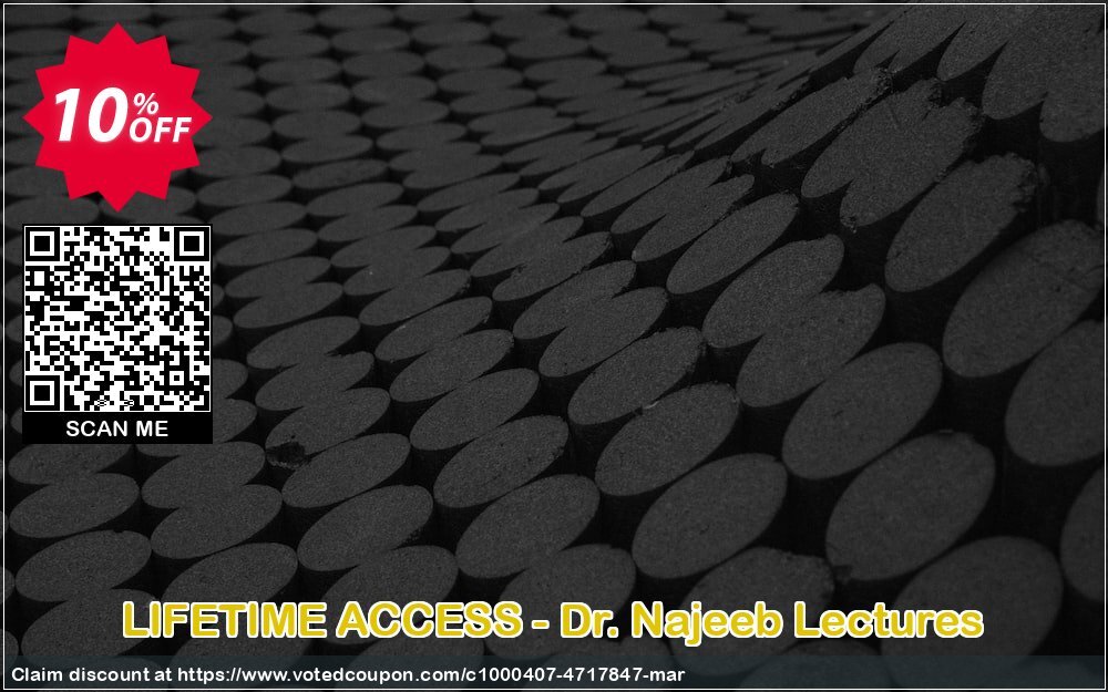 LIFETIME ACCESS - Dr. Najeeb Lectures Coupon, discount LIFETIME ACCESS - Dr. Najeeb Lectures amazing promotions code 2024. Promotion: amazing promotions code of LIFETIME ACCESS - Dr. Najeeb Lectures 2024