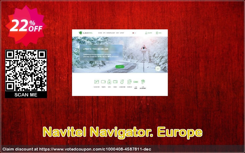 Navitel Navigator. Europe Coupon, discount Navitel Navigator. Europe formidable offer code 2023. Promotion: formidable offer code of Navitel Navigator. Europe 2023