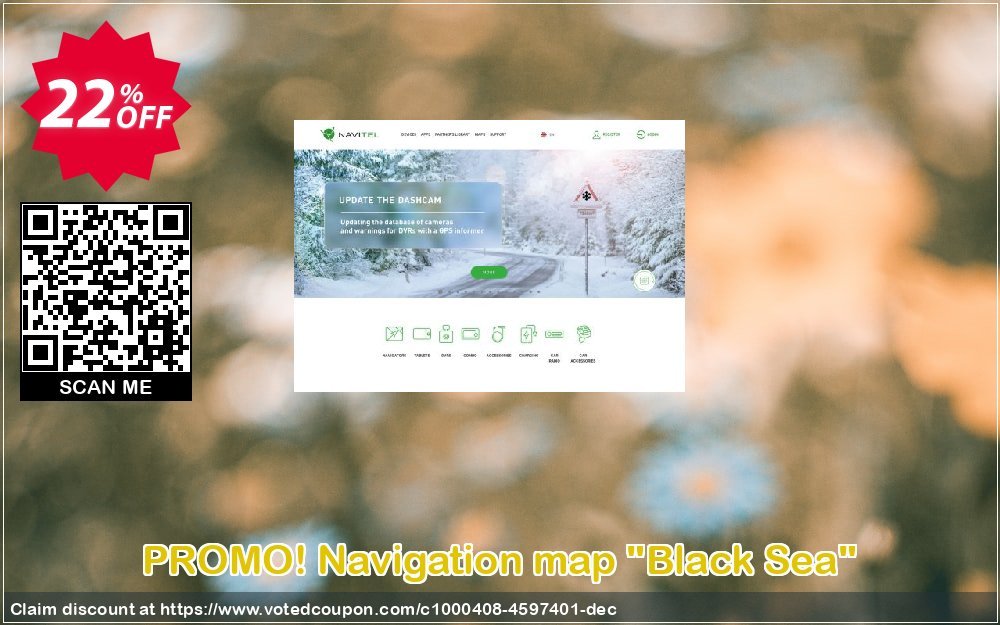 PROMO! Navigation map "Black Sea" Coupon, discount PROMO! Navigation map 
