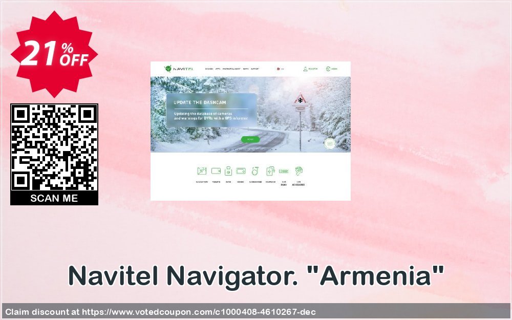 Navitel Navigator. "Armenia" Coupon, discount Navitel Navigator. 