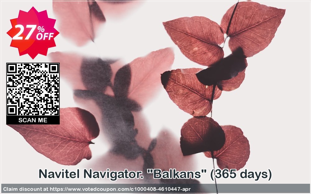 Navitel Navigator. "Balkans", 365 days  Coupon, discount Navitel Navigator. 