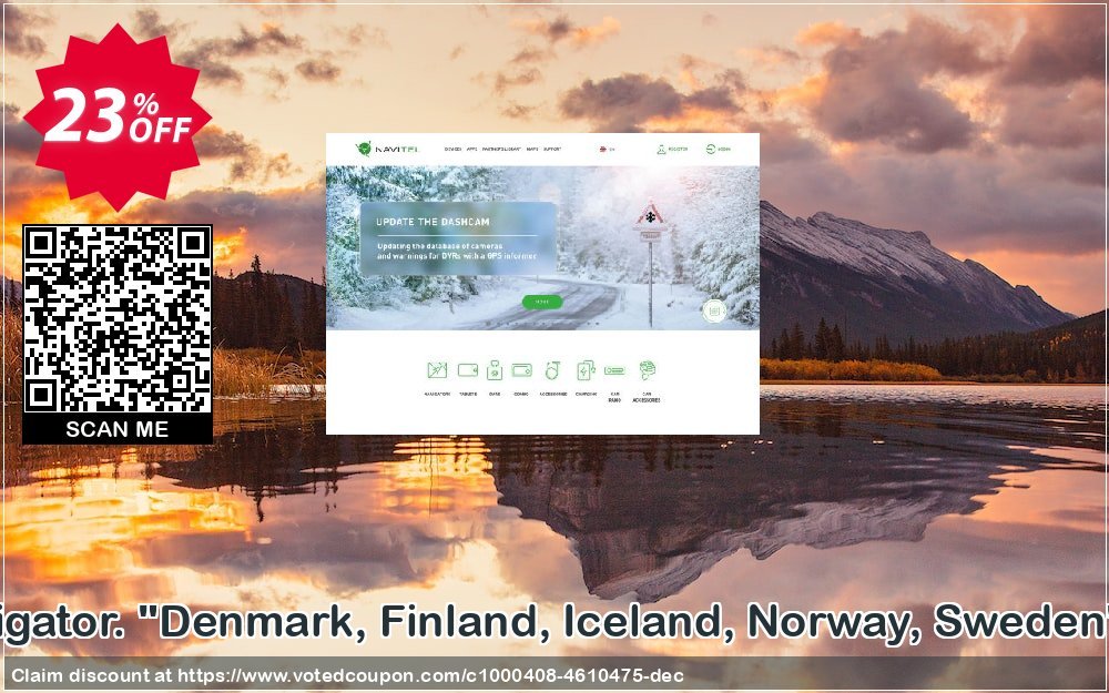Navitel Navigator. "Denmark, Finland, Iceland, Norway, Sweden", 365 days  Coupon, discount Navitel Navigator. 