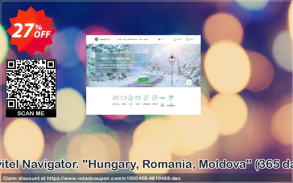 Navitel Navigator. "Hungary, Romania, Moldova", 365 days  Coupon, discount Navitel Navigator. 