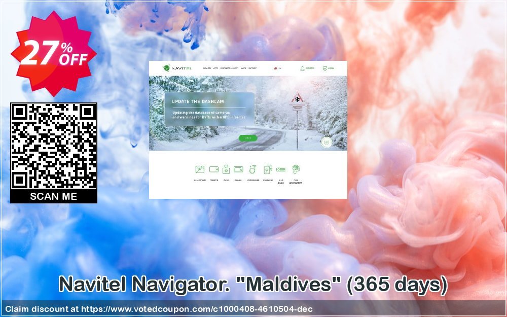 Navitel Navigator. "Maldives", 365 days  Coupon, discount Navitel Navigator. 