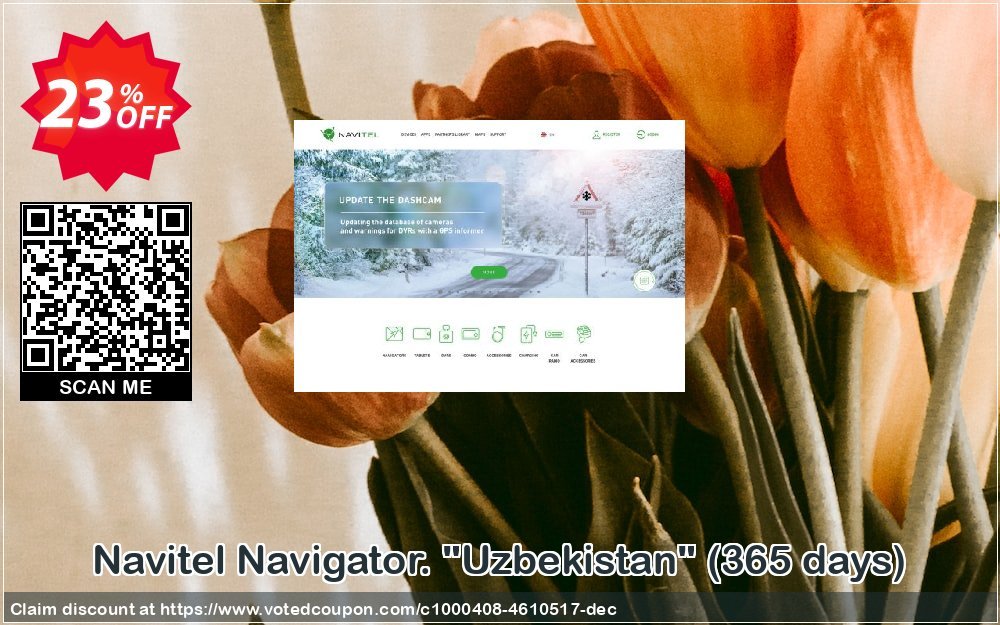 Navitel Navigator. "Uzbekistan", 365 days  Coupon, discount Navitel Navigator. 