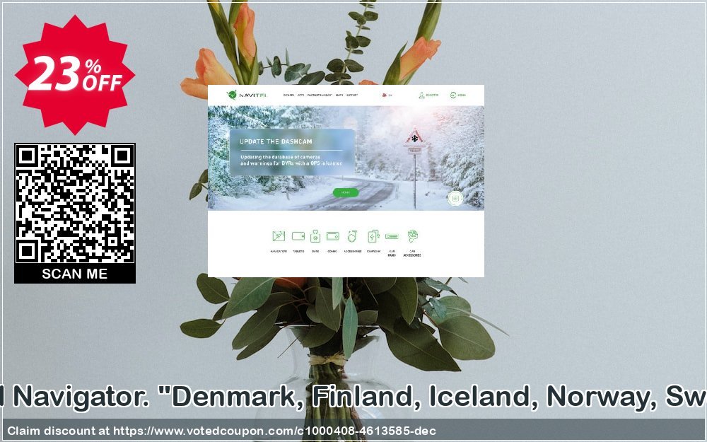 Navitel Navigator. "Denmark, Finland, Iceland, Norway, Sweden". Coupon, discount Navitel Navigator. 