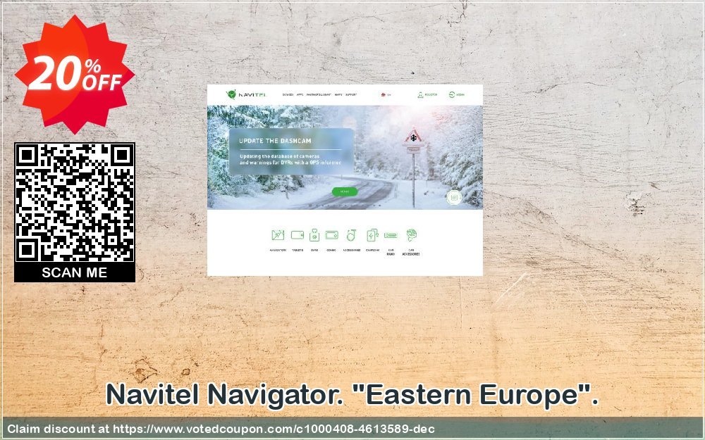 Navitel Navigator. "Eastern Europe". Coupon, discount Navitel Navigator. 