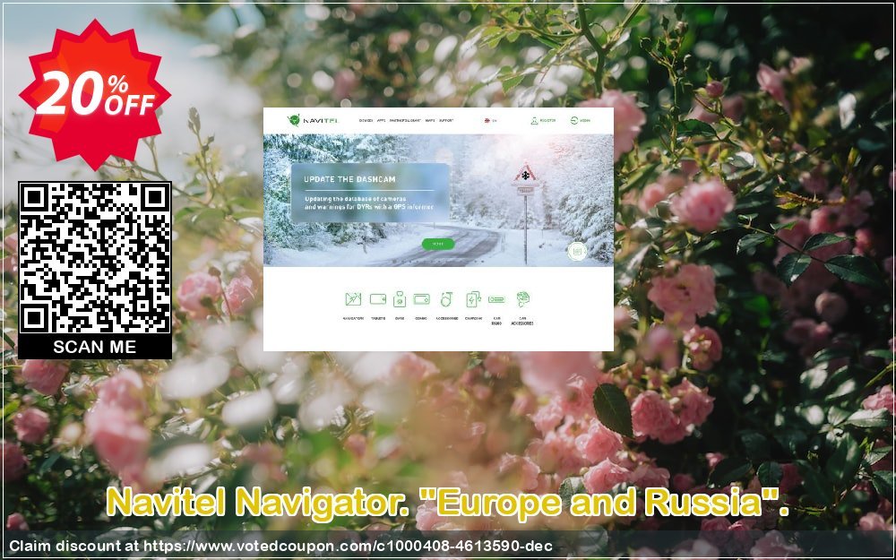 Navitel Navigator. "Europe and Russia". Coupon, discount Navitel Navigator. 