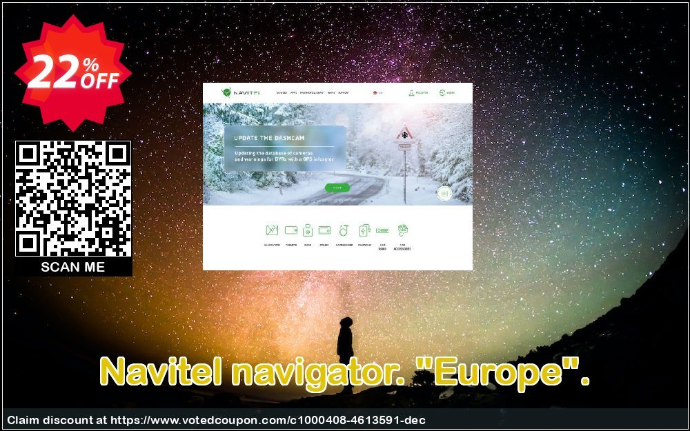 Navitel navigator. "Europe". Coupon, discount Navitel navigator. 