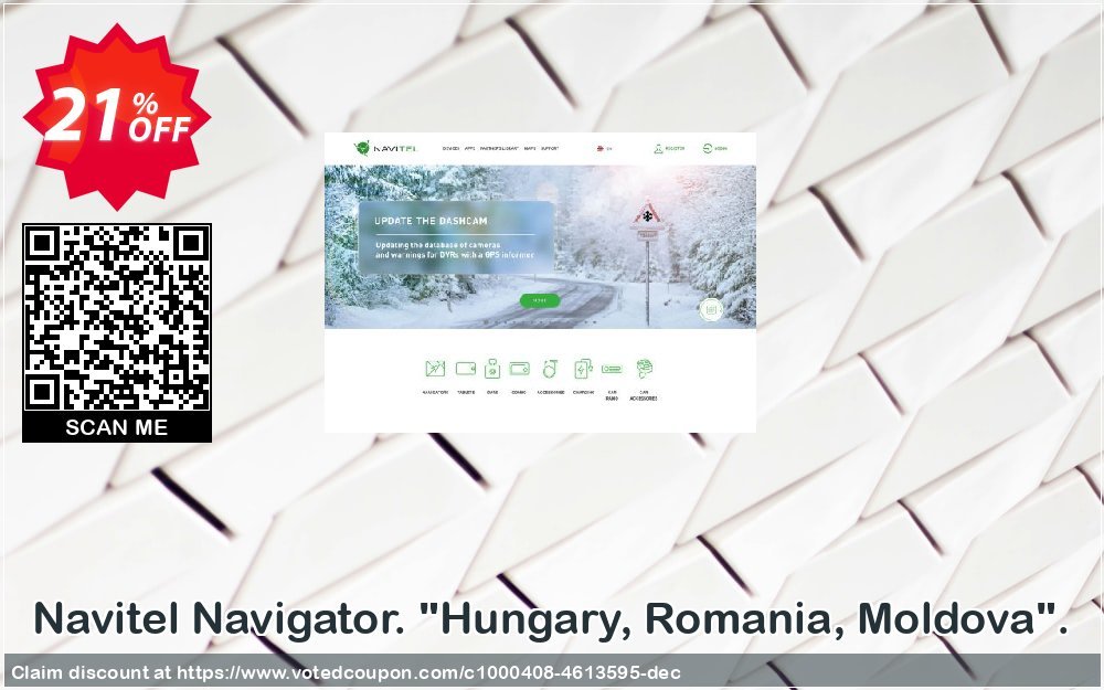 Navitel Navigator. "Hungary, Romania, Moldova". Coupon, discount Navitel Navigator. 