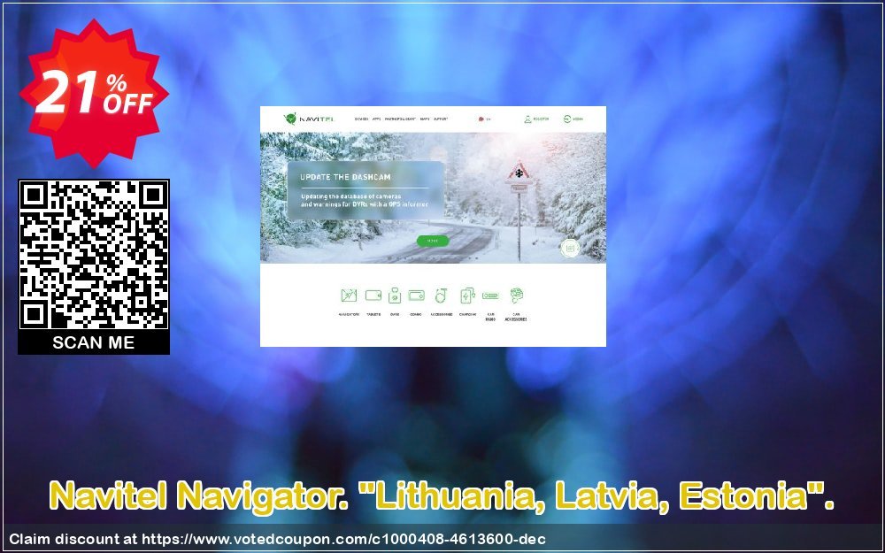 Navitel Navigator. "Lithuania, Latvia, Estonia". Coupon, discount Navitel Navigator. 
