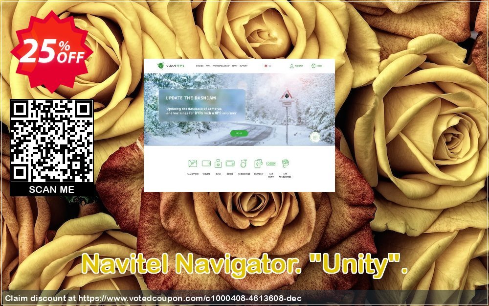 Navitel Navigator. "Unity". Coupon, discount Navitel Navigator. 