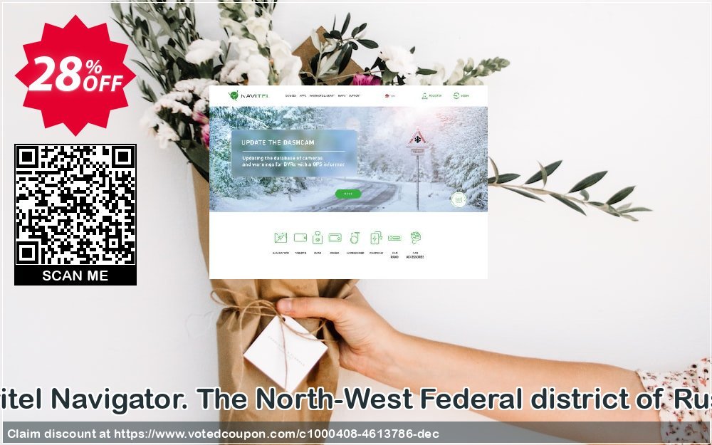 Navitel Navigator. The North-West Federal district of Russia Coupon, discount Navitel Navigator. The North-West Federal district of Russia amazing sales code 2024. Promotion: amazing sales code of Navitel Navigator. The North-West Federal district of Russia 2024