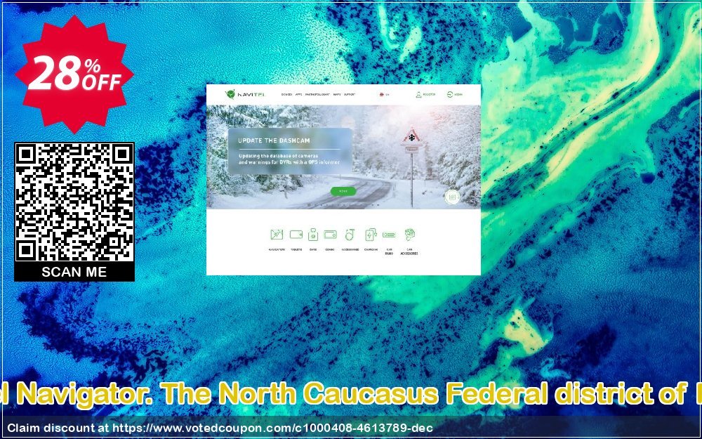 Navitel Navigator. The North Caucasus Federal district of Russia Coupon, discount Navitel Navigator. The North Caucasus Federal district of Russia big discount code 2023. Promotion: big discount code of Navitel Navigator. The North Caucasus Federal district of Russia 2023