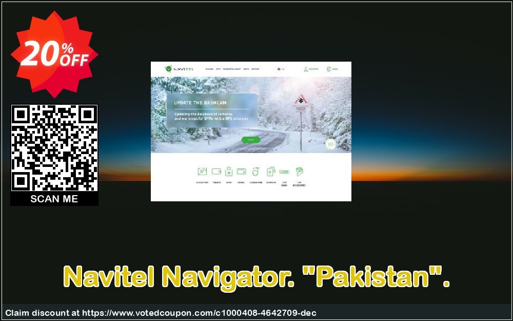 Navitel Navigator. "Pakistan". Coupon, discount Navitel Navigator. 