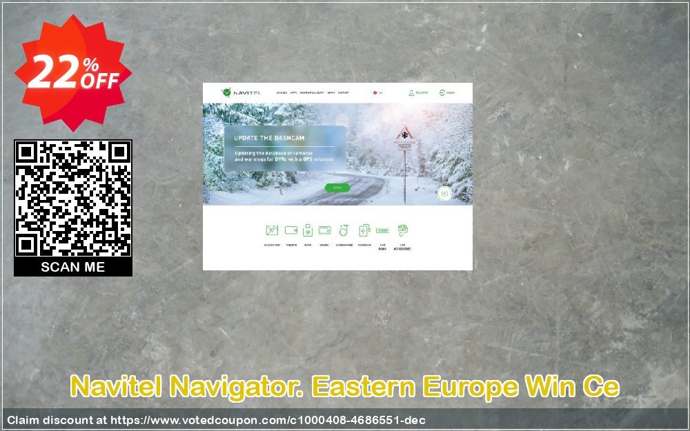 Navitel Navigator. Eastern Europe Win Ce Coupon, discount Navitel Navigator. Eastern Europe Win Ce fearsome sales code 2024. Promotion: fearsome sales code of Navitel Navigator. Eastern Europe Win Ce 2024