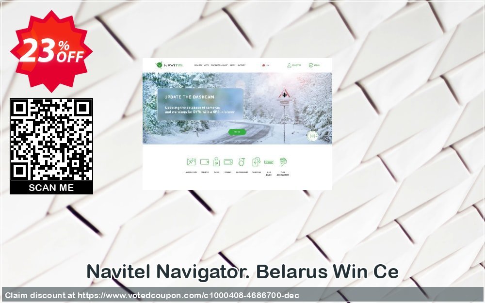 Navitel Navigator. Belarus Win Ce Coupon, discount Navitel Navigator. Belarus Win Ce hottest offer code 2024. Promotion: hottest offer code of Navitel Navigator. Belarus Win Ce 2024