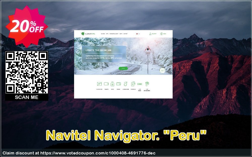 Navitel Navigator. "Peru" Coupon, discount Navitel Navigator. 