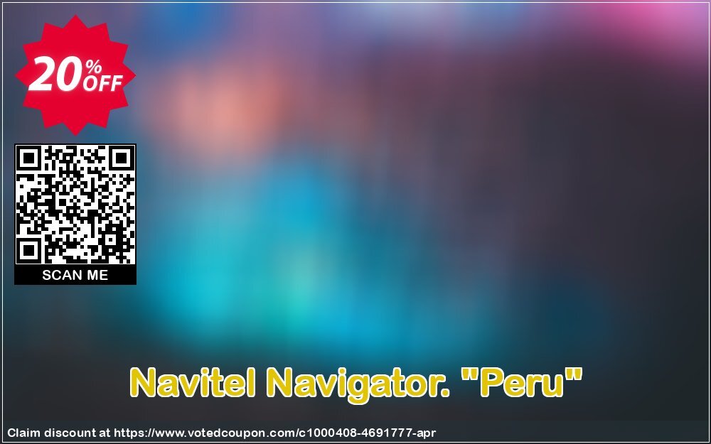 Navitel Navigator. "Peru" Coupon, discount Navitel Navigator. 