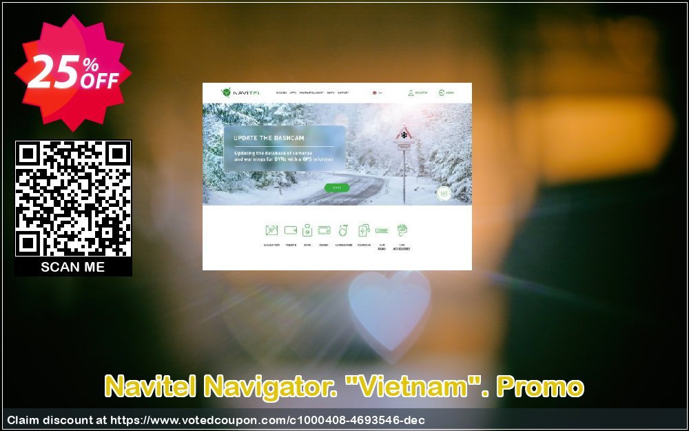 Navitel Navigator. "Vietnam". Promo Coupon, discount Navitel Navigator. 