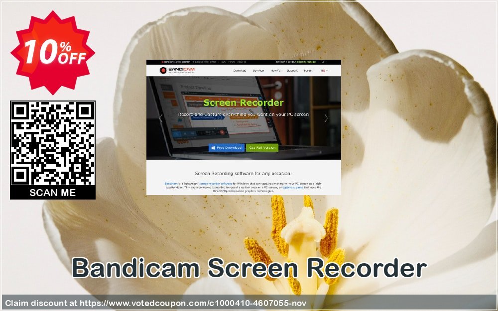 Bandicam Screen Recorder Coupon Code Mar 2024, 10% OFF - VotedCoupon